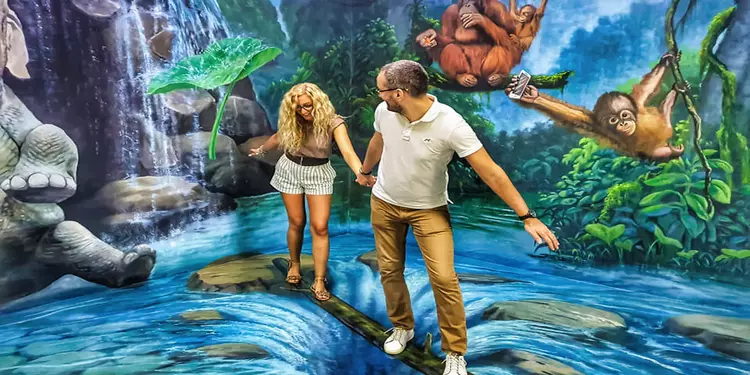 موزه‌ی خطای دید سه‌بعدی سلفی