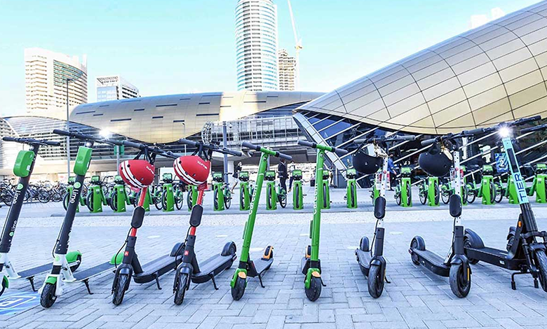 نظارت با هوش مصنوعی بر دوچرخه ها و اسکوتر ها در دبی