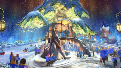 بزرگترین پارک برفی جهان قرار است در ابوظبی طوفان به پا کند