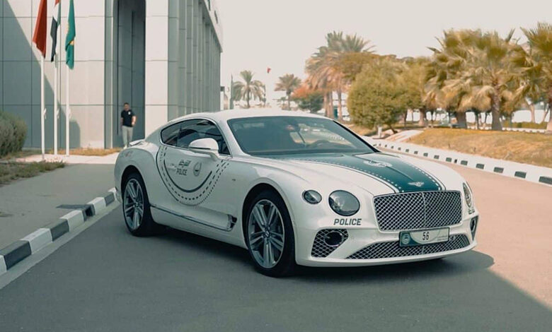اضافه شدن خودرو بنتلی کانتیننتال GT V8 به ناوگان پلیس دبی