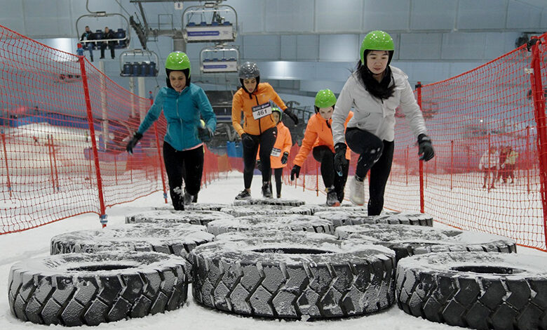 ثبت نام چالش ورزشی اسکی دبی شروع شد