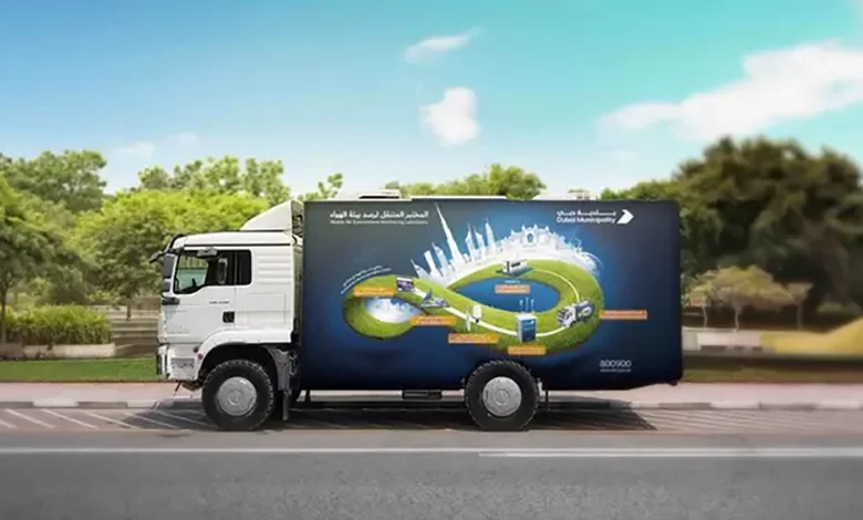 سنجش آلودگی هوای بخش های مختلف دبی با آزمایشگاه های سیار