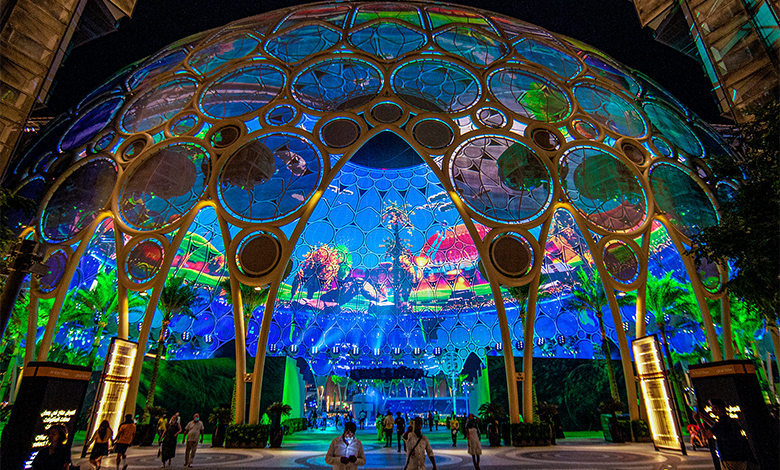 گنبد الوصل در اکسپو سیتی، بزرگترین گنبد نمایشگر تعاملی دنیا شد