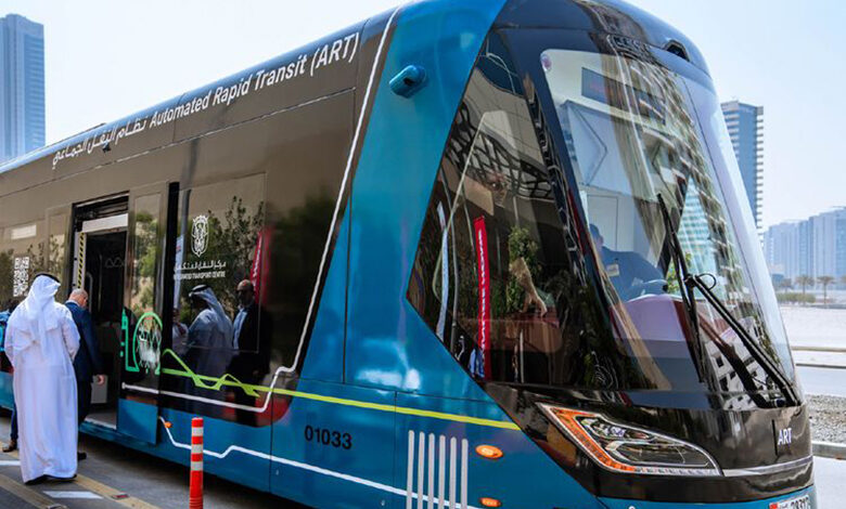 همه چیز درباره قطارهای بدون ریل جدید در ابوظبی