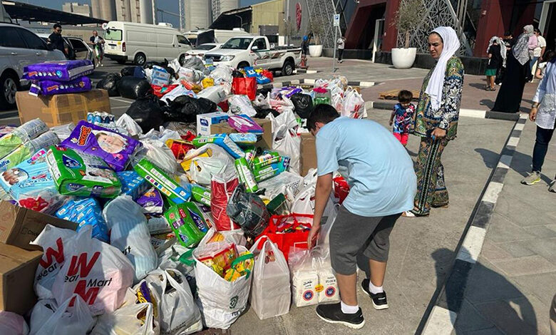 ساکنین امارات برای کمک به غزه داوطلب شدند