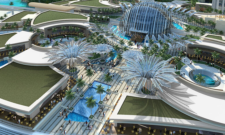 پشت بام نخیل مال، خانه پنج رستوران جذاب خواهد شد