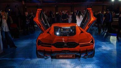 لامبورگینی از خودرو برقی جدیدش در دبی رونمایی کرد