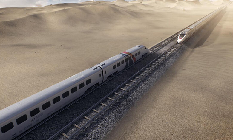 قطاری که امارات را به عمان و عربستان وصل می کند