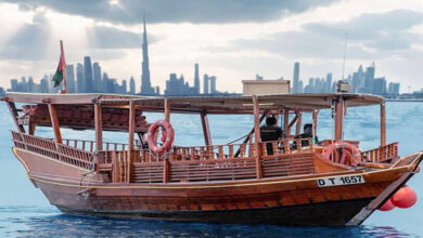 سفر با قایق سنتی موتوری در کانال دبی(فقط 25 درهم!)