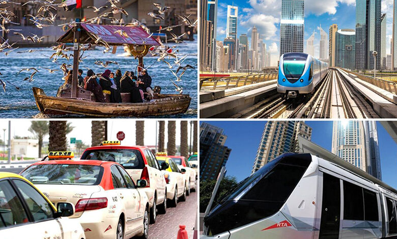 702 میلیون مسافر در حمل و نقل عمومی دبی در سال 2023