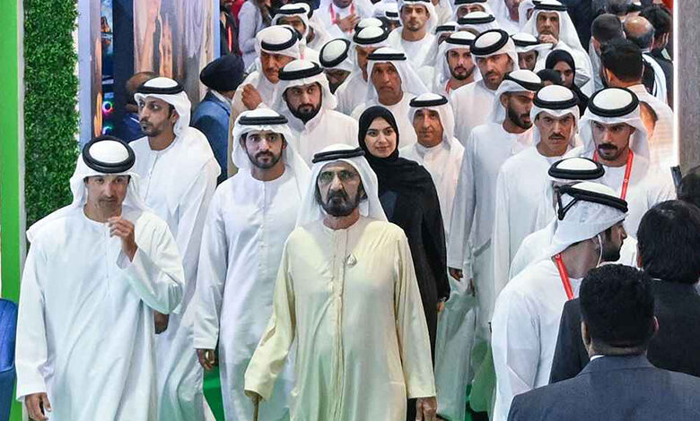 عالیجناب شیخ محمد از نمایشگاه گلفود ۲۰۲۴ دبی بازدید کرد