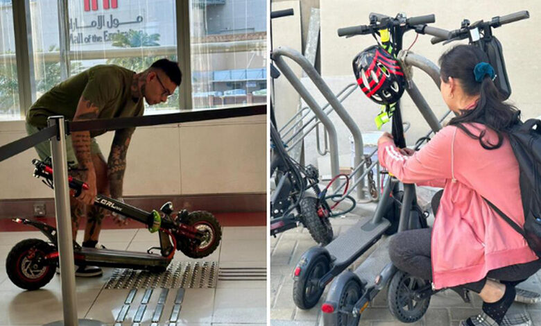 حمل اسکوتر برقی از امروز در مترو دبی ممنوع است