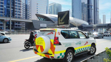 ماشین های واکنش سریع RTA ترافیک را در دبی کم می کند