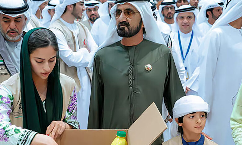 کمک به 111 میلیون نفر توسط بنیاد خیریه محمد بن راشد