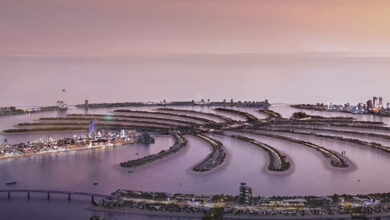 پالم جبل علی دبی به بزرگراه شیخ زاید متصل می‌شود