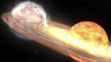 انفجار یک ستاره، آسمان امارات را روشن میکند