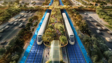 بررسی ایده تراموای خورشیدی با پوشش گیاهی در دبی