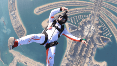 بهترین چتر بازان دنیا در دبی مسابقه می دهند