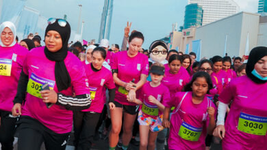 3نوامبر، مسابقه دوی زنان در دبی