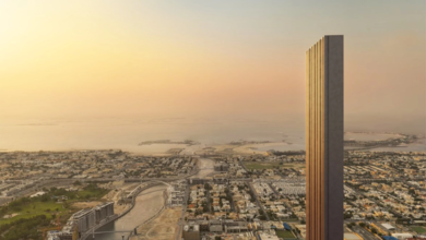ساخت برج بسیار باریک در دبی