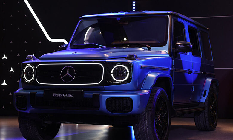 رونمایی از مرسدس بنز جی کلاس کاملا برقی در امارات