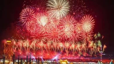 بزرگ ترین نمایش آتش بازی جهان در ابوظبی