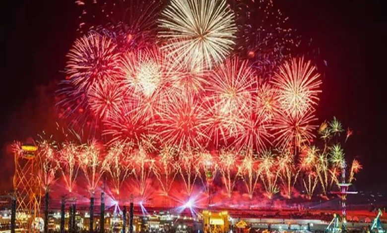 بزرگ ترین نمایش آتش بازی جهان در ابوظبی