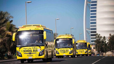 قانون جدید ایمنی اتوبوس های مدارس در امارات