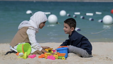 ابوظبی ساحل اختصاصی نابینایان را افتتاح کرد